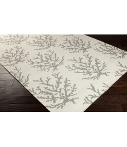 Surya Boardwalk BDW4007 Light Gray Ivory Area Rug 3 ft. 3 in. X 5 ft. 3 in. Rectangle
