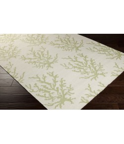 Surya Boardwalk BDW4008 Lime Ivory Area Rug 2 ft. 6 in. X 8 ft. Runner