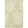 Surya Boardwalk BDW4009 Lime Ivory Area Rug 3 ft. 3 in. X 5 ft. 3 in. Rectangle