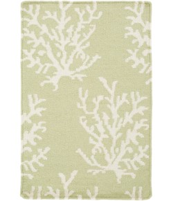 Surya Boardwalk BDW4009 Lime Ivory Area Rug 3 ft. 3 in. X 5 ft. 3 in. Rectangle