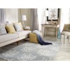 Surya Boardwalk BDW4010 Aqua Ivory Area Rug 2 ft. 6 in. X 8 ft. Runner