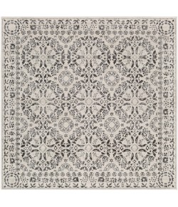 Surya Bahar BHR2318 Medium Gray Charcoal Area Rug 6 ft. 7 in. Square
