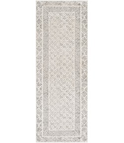 Surya Bahar BHR2321 Medium Gray Beige Area Rug 2 ft. 7 in. X 10 ft. Runner