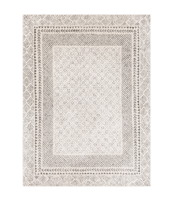 Surya Bahar BHR2321 Medium Gray Beige Area Rug 2 ft. X 2 ft. 11 in. Rectangle