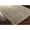 Surya Bjorn BJR1001 Medium Gray Dark Brown Area Rug 2 ft. 6 in. X 8 ft. Runner