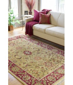 Surya Babylon BL1902 Gold Burgundy Multi Area Rug 2 ft. X 3 ft. Rectangle