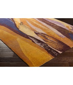 Surya Brought To Light BOL4000 Burnt Orange Dark Blue Area Rug 6 ft. X 9 ft. Rectangle