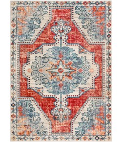 Surya Bohemian BOM2300 Bright Red Beige Area Rug 9 ft. X 12 ft. 9 in. Rectangle