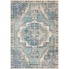 Livabliss Bohemian BOM2301 Teal Navy Area Rug 9 ft. X 12 ft. 9 in. Rectangle