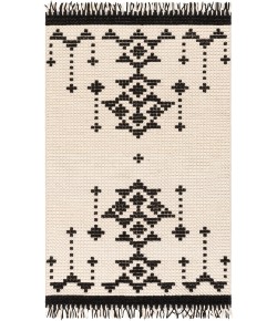 Surya Beni Ourain BON2302 Black Cream Area Rug 8 ft. 10 in. X 12 ft. Rectangle