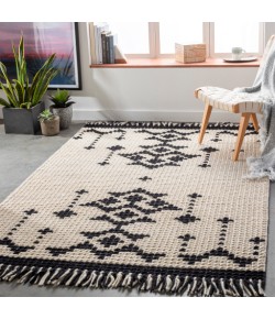 Surya Beni Ourain BON2302 Black Cream Area Rug 8 ft. 10 in. X 12 ft. Rectangle