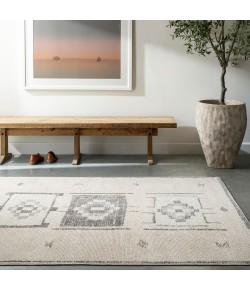 Livabliss Becki Owens Solana BOOC2302 Beige Light Grey Area Rug 2 ft. 2 in. X 3 ft. 9 in. Rectangle