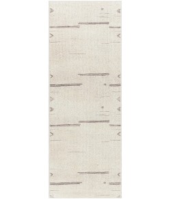 Livabliss Becki Owens Rivi BORC2301 Cream Medium Gray Area Rug 2 ft. 7 in. X 7 ft. 3 in. Runner