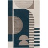 Livabliss Brooklyn BRO2303 Teal Khaki Area Rug 2 ft. X 3 ft. Rectangle