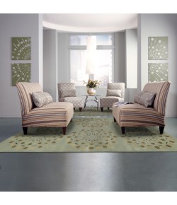Surya Bombay BST428 Medium Gray Dark Brown Area Rug 9 ft. X 13 ft. Rectangle