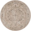 Livabliss Brunswick BWK2312 Taupe Light Beige Area Rug 6 ft. 7 in. Round