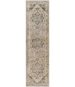Livabliss Brunswick BWK2318 Dusty Sage Charcoal Area Rug 2 ft. 7 in. X 10 ft. Runner