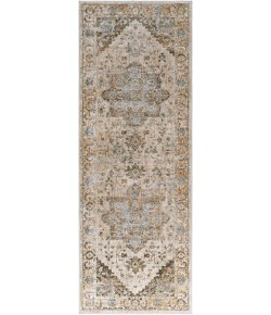 Livabliss Brunswick BWK2318 Dusty Sage Charcoal Area Rug 2 ft. 7 in. X 7 ft. 3 in. Runner