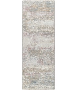 Livabliss Brunswick BWK2328 Light Grey Taupe Area Rug 2 ft. 7 in. X 10 ft. Runner