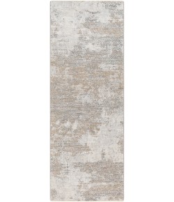 Livabliss Brunswick BWK2332 Light Grey Taupe Area Rug 2 ft. 7 in. X 10 ft. Runner