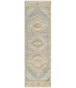 Surya Bunyan BYN2301 Beige Pale Blue Area Rug 2 ft. 6 in. X 10 ft. Runner