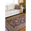 Livabliss Caesar CAE1009 Dark Brown Camel Area Rug 8 ft. X 10 ft. Oval