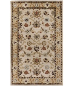 Livabliss Caesar CAE1010 Khaki Tan Area Rug 8 ft. Round