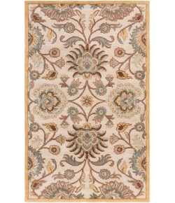 Livabliss Caesar CAE1012 Medium Gray Beige Area Rug 5 ft. X 6 ft. 3 in. Shaped