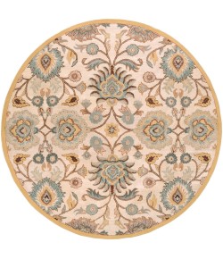 Surya Caesar CAE1012 Medium Gray Beige Area Rug 8 ft. Round