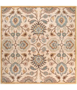 Livabliss Caesar CAE1012 Medium Gray Beige Area Rug 4 ft. Square