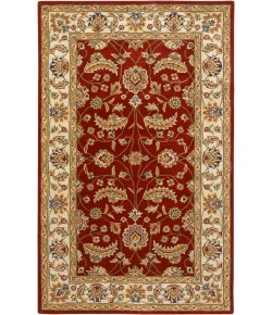 Livabliss Caesar CAE1022 Dark Red Cream Area Rug 2 ft. X 4 ft. Hearth