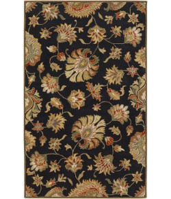 Livabliss Caesar CAE1027 Black Beige Area Rug 8 ft. X 10 ft. Oval