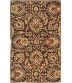 Livabliss Caesar CAE1028 Dark Brown Garnet Area Rug 8 ft. X 10 ft. Oval