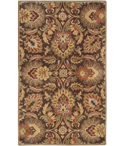 Surya Caesar CAE1028 Dark Brown Garnet Area Rug 9 ft. 9 in. Round