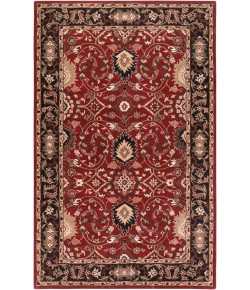 Surya Caesar CAE1031 Burgundy Black Area Rug 8 ft. X 10 ft. Oval