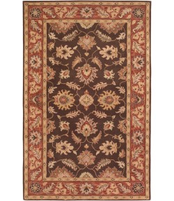 Livabliss Caesar CAE1036 Dark Brown Clay Area Rug 2 ft. X 4 ft. Hearth