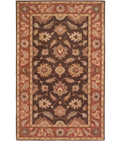 Livabliss Caesar CAE1036 Dark Brown Clay Area Rug 8 ft. X 10 ft. Oval