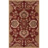 Livabliss Caesar CAE1061 Burgundy Taupe Area Rug 2 ft. X 4 ft. Hearth