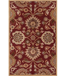 Livabliss Caesar CAE1061 Burgundy Taupe Area Rug 2 ft. X 4 ft. Hearth