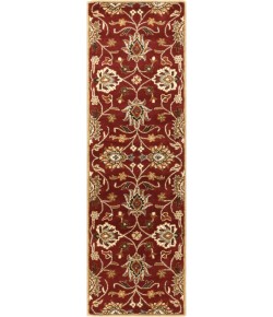 Livabliss Caesar CAE1061 Burgundy Taupe Area Rug 3 ft. X 12 ft. Runner