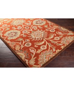Surya Caesar CAE1062 Burnt Orange Khaki Area Rug 9 ft. 9 in. Round