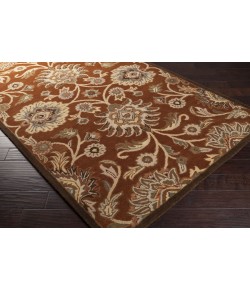 Surya Caesar CAE1062 Burnt Orange Khaki Area Rug 9 ft. 9 in. Round