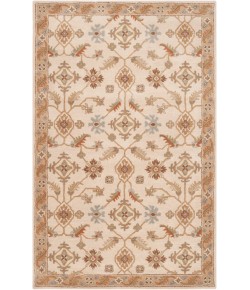 Livabliss Caesar CAE1084 Khaki Dark Brown Area Rug 2 ft. X 4 ft. Hearth