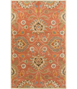 Livabliss Caesar CAE1107 Burnt Orange Khaki Area Rug 2 ft. X 4 ft. Hearth