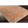 Livabliss Caesar CAE1107 Burnt Orange Khaki Area Rug 8 ft. X 10 ft. Oval