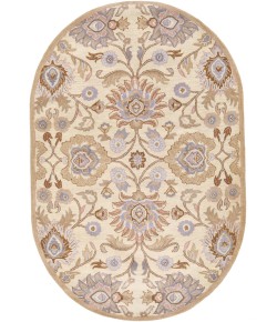 Livabliss Caesar CAE1109 Cream Camel Area Rug 6 ft. X 9 ft. Oval