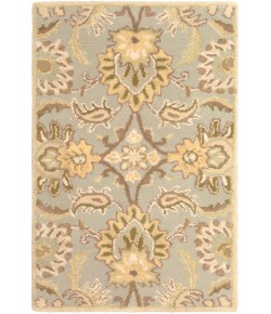 Livabliss Caesar CAE1111 Medium Gray Dark Green Area Rug 2 ft. X 3 ft. Rectangle