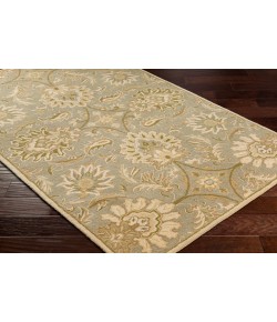 Livabliss Caesar CAE1111 Medium Gray Dark Green Area Rug 6 ft. X 9 ft. Oval