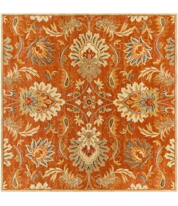 Livabliss Caesar CAE1112 Camel Burnt Orange Area Rug 4 ft. Square