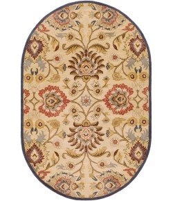 Livabliss Caesar CAE1116 Ivory Denim Area Rug 6 ft. X 9 ft. Oval